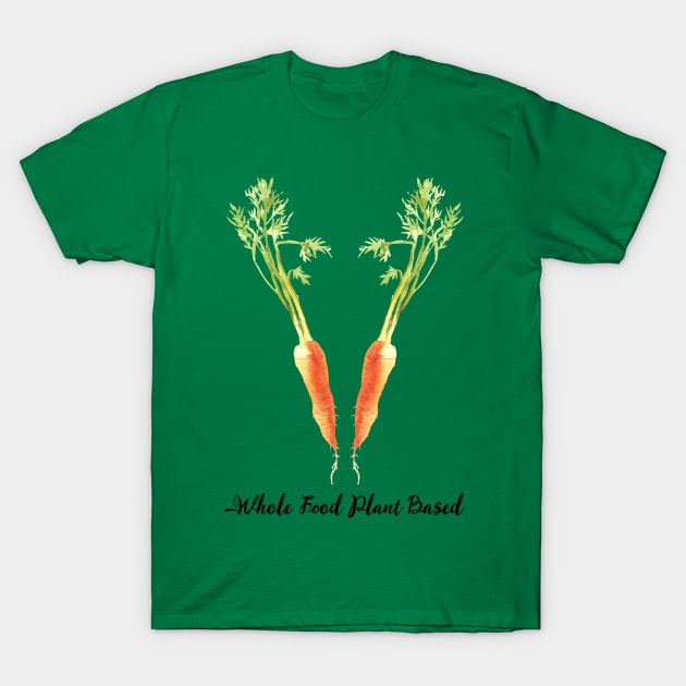 Whole Foods Plant Based Carrots T-Shirt by susannefloe